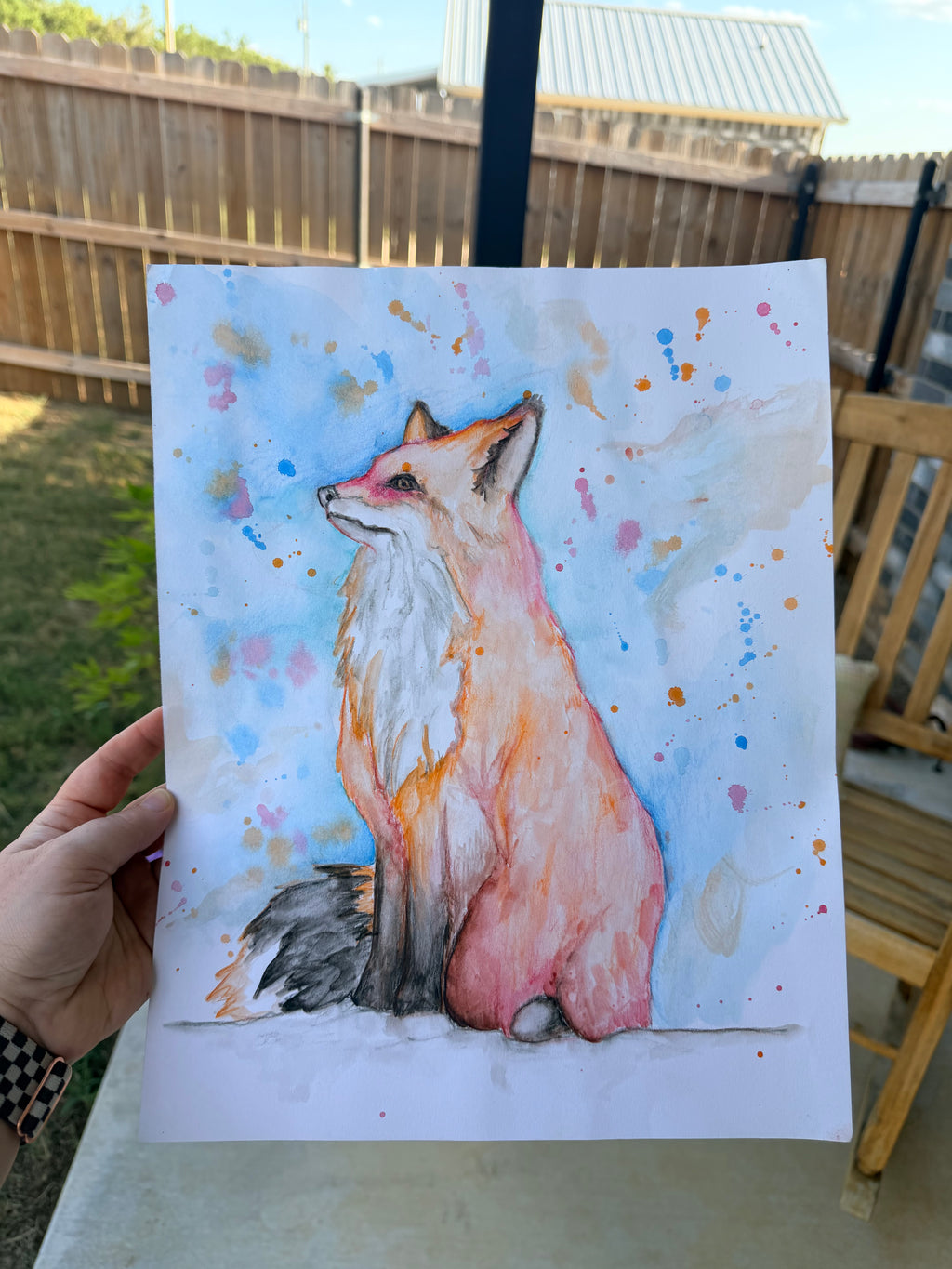 Fiery Fox - Original Drawing