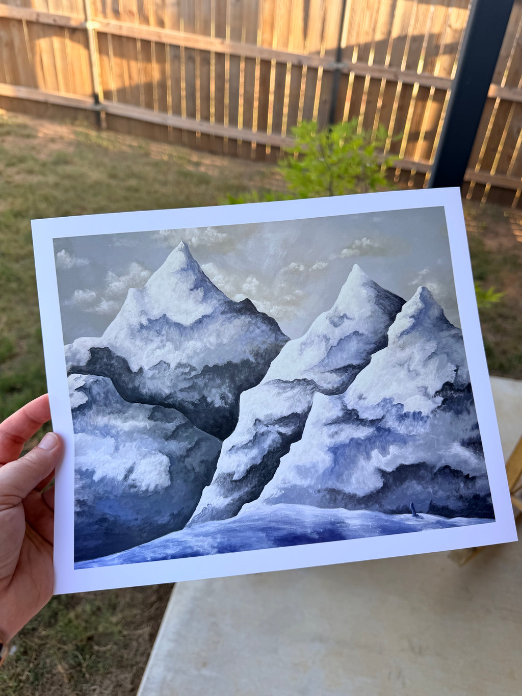 Frozen Mountains - Print