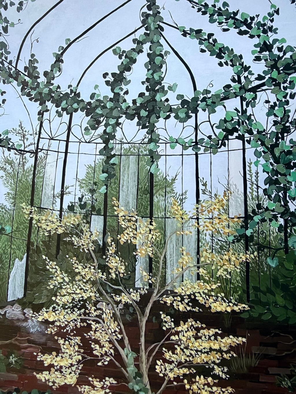 Overgrown Greenhouse - Large Print