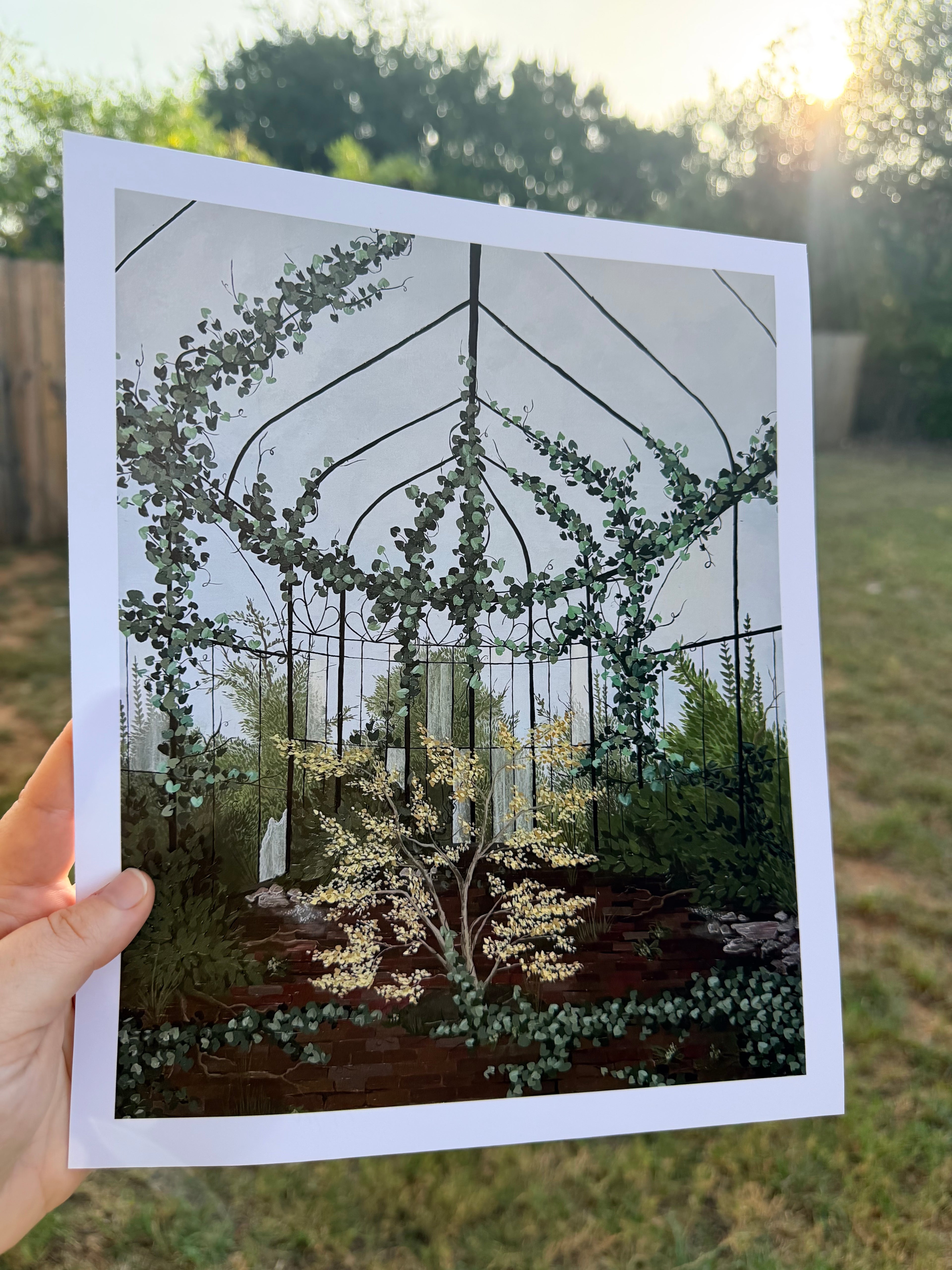 Overgrown Greenhouse - Print