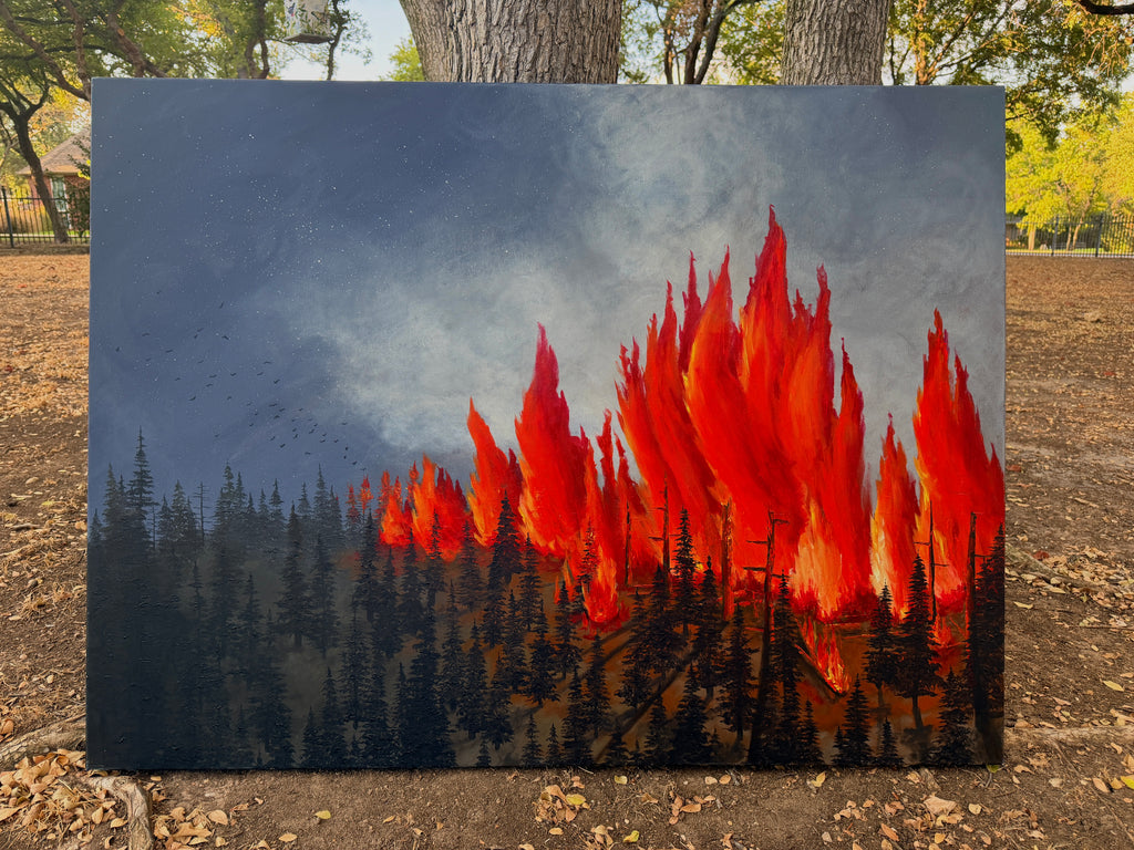 Raging Wildfire - Original Painting