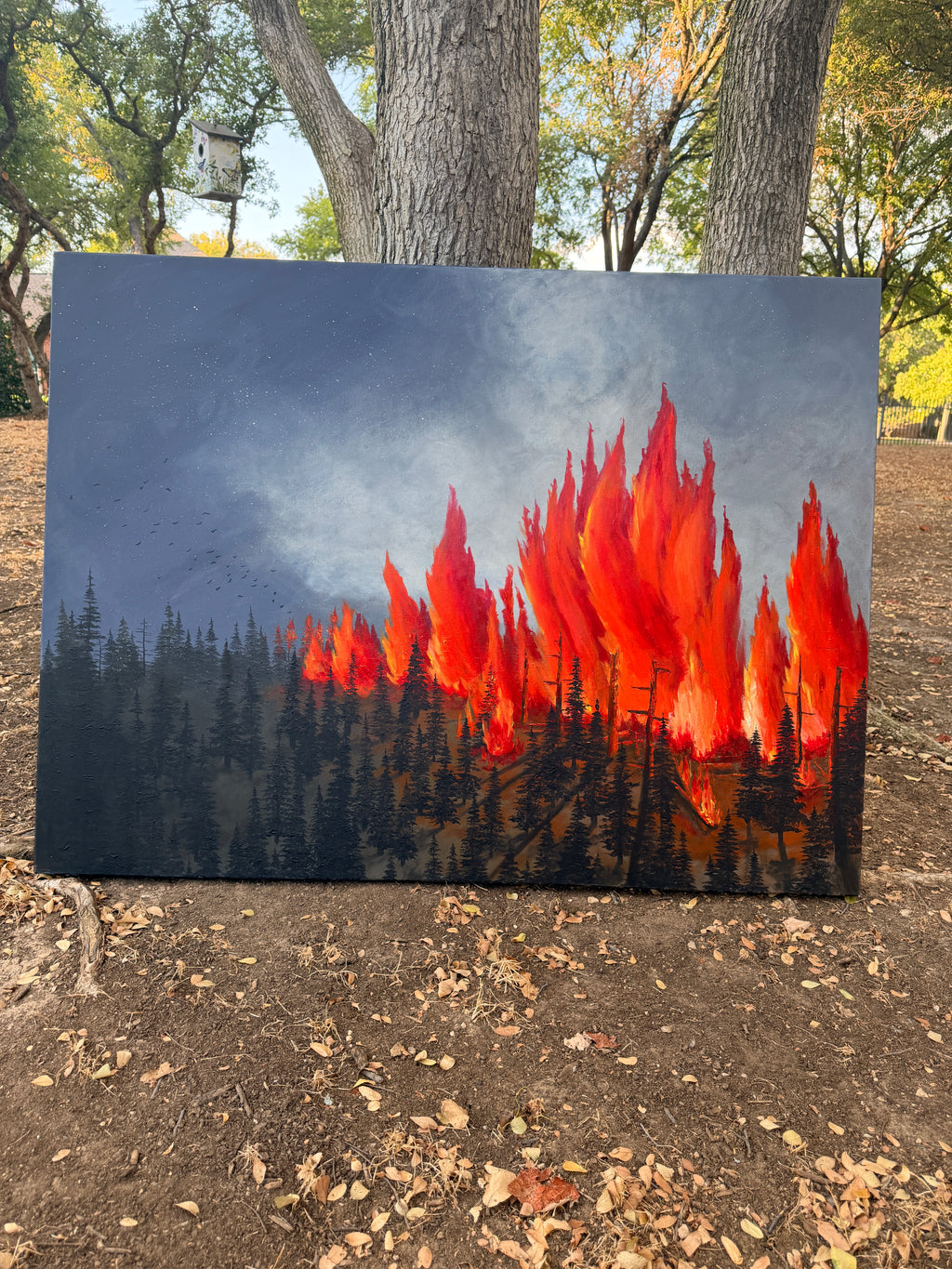Raging Wildfire - Original Painting