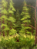 Elk In A Meadow - Original Painting
