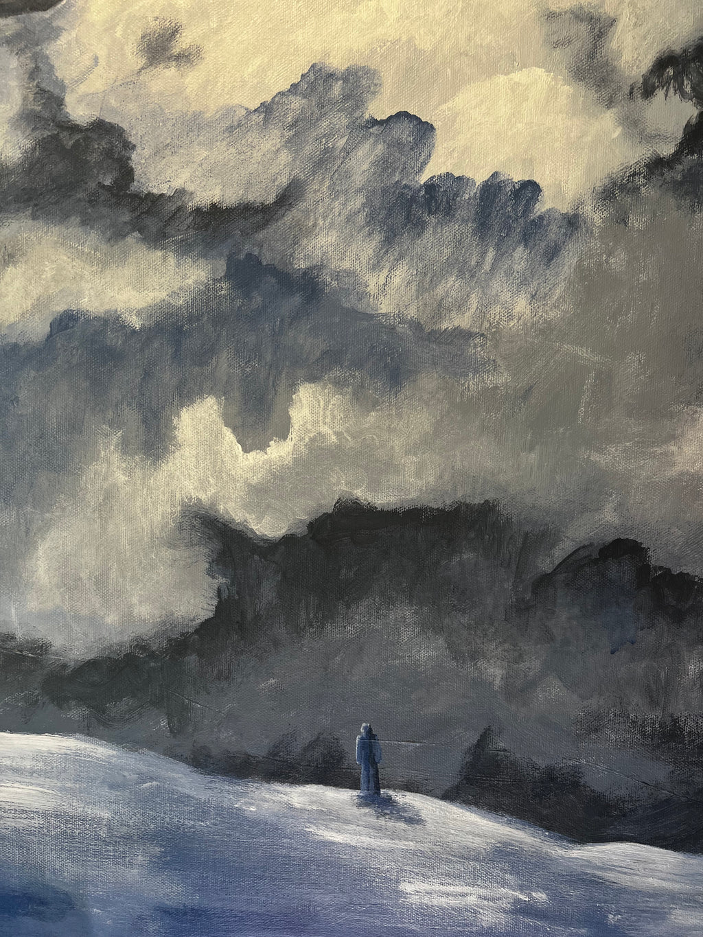 Frozen Mountains - Original Painting